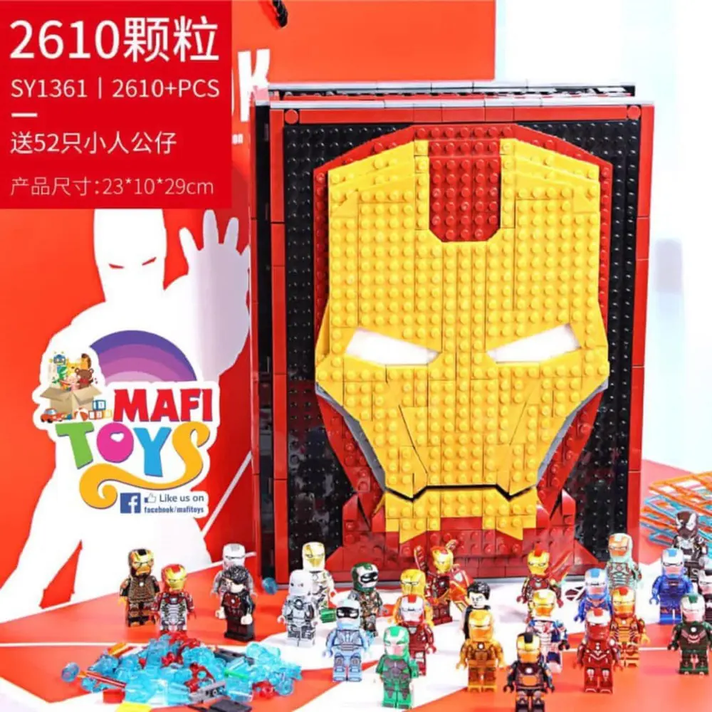 Custom Iron Book Memorial Hall Of Armor With Minifigures Building Blocks Toy  Set 2615 Pieces - Mafi Toys