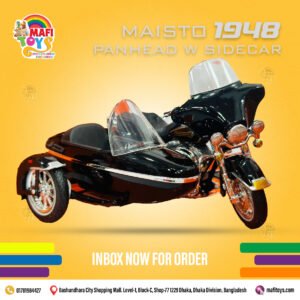 Maisto 1:18 Harley Davidson 1998 FLHT ELECTRA GLIDE (Black)