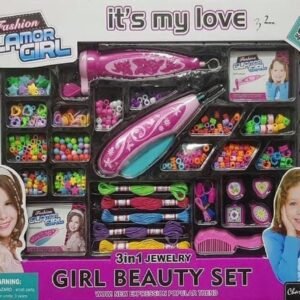 3 In 1 Hair Bead Jewelry Embroidery Thread Bracelet Necklace Tool Girl Style Set