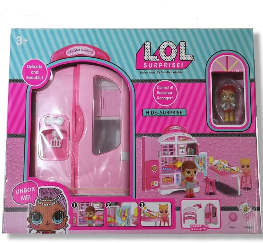 Exciting Surprise Fashion Kitchen Toy Set Cooking Kitchen Toy Set For Girls Multicolor