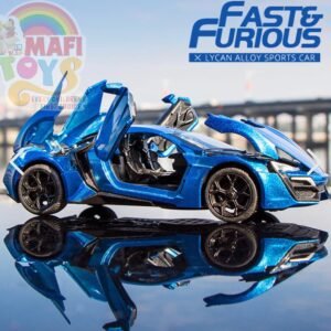 Exquisite High Simulation Diecasts & Toy Vehicles MINIAUTO Car Styling Lykan Hypersport 1:32 Sounds and Light Alloy Car Model