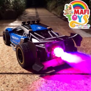 Remote Control Car High Speed RC Racing Car Cool LED Lighting & Smoke Spray Toy Cars for Boys Girls Birthday Gift