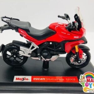 1/12 Miniature for Ducati Multistrada 1200S Adventure Tour Rider Diecast Model Vehicle Motorcycle Moto Bikes Toys Red Color