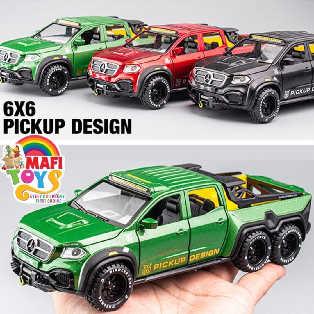 1:28 Mercedes-Benz X-Class EXY Monster 6 x 6 Concept Die Cast Car Model Toy For Kids