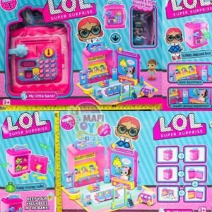 Exciting Super Surprise My Little Bank Playhouse Set For Girls Multicolor