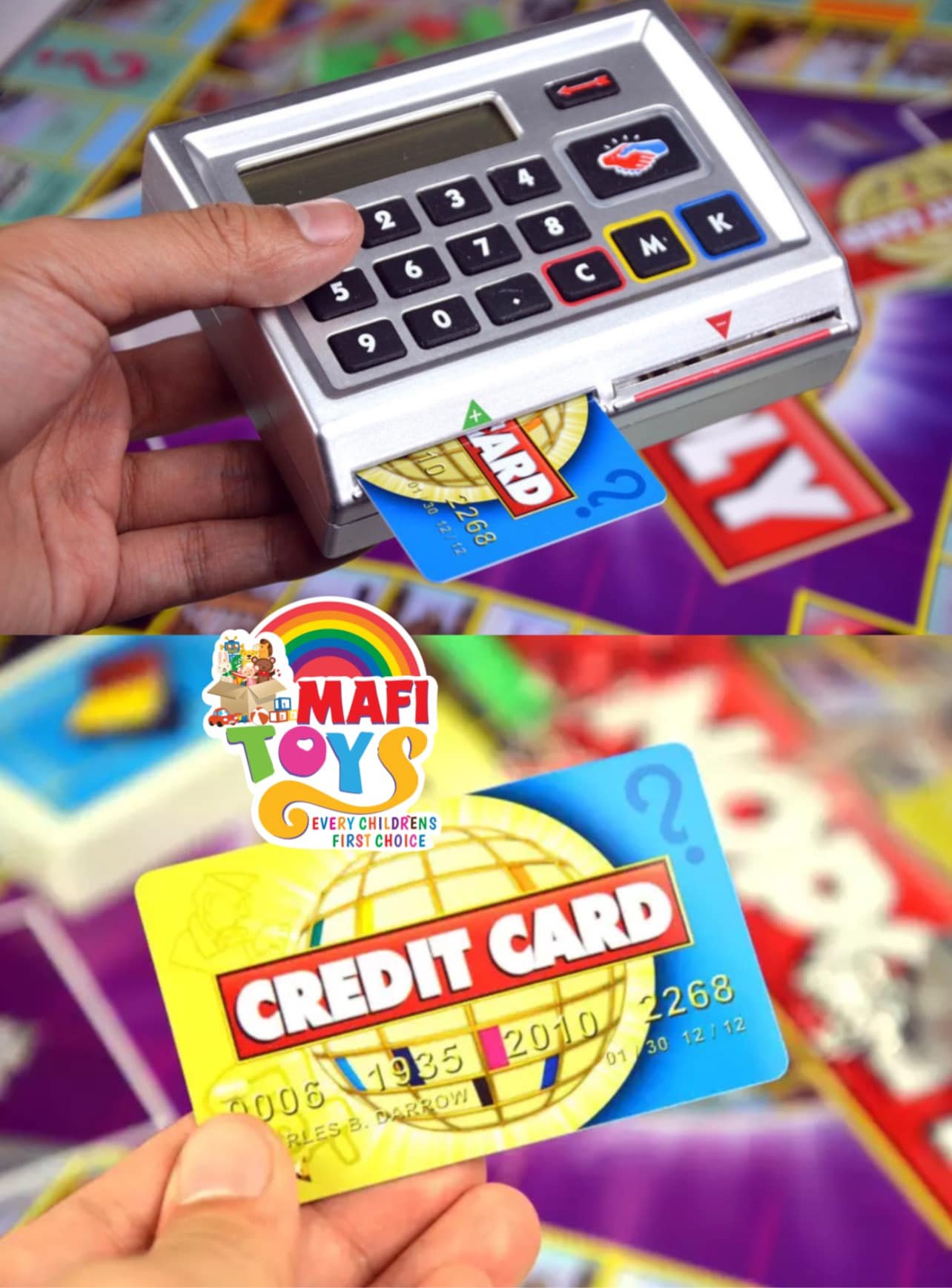 Monopoly Here & New Game World Edition Electronic Banking Complete - Image 3