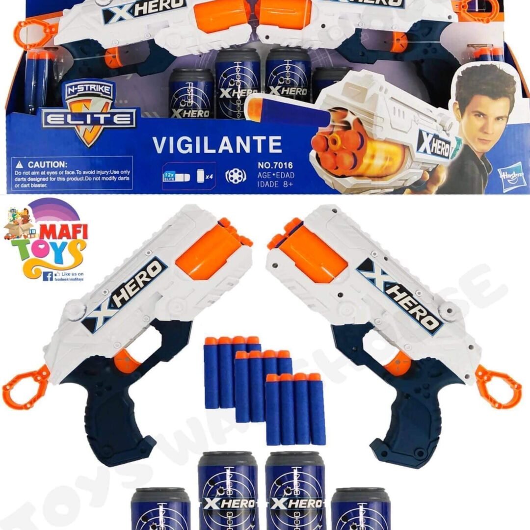 Nerf X-Hero With 12 Pieces Soft Bullets Fun Soft Bullet Toy Kids Electrical Bursts for Nerf Toy Shooting Submachine Weapon Sniper Rifle Children Gift