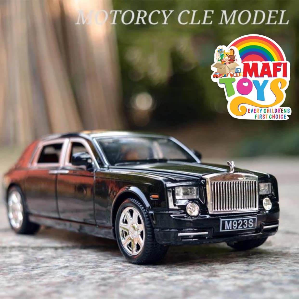 1:24 Scale Die Cast Rolls Royce Pull Back Sedan with Blinking Lights Die Cast Car For Kids