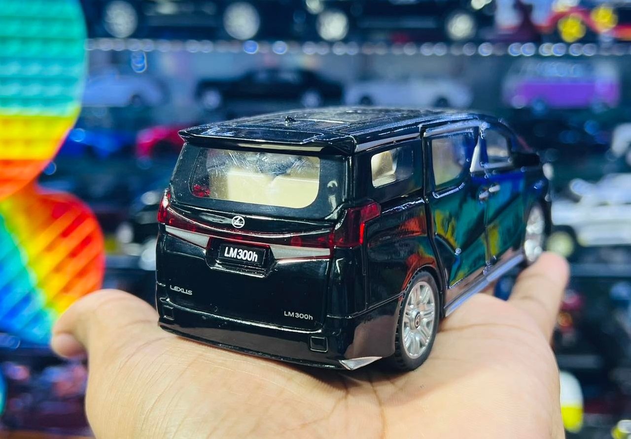 1/32 Toyota Alphard Die Cast Metal Car Die-Cast Vehicle For Kids - Black - Image 6
