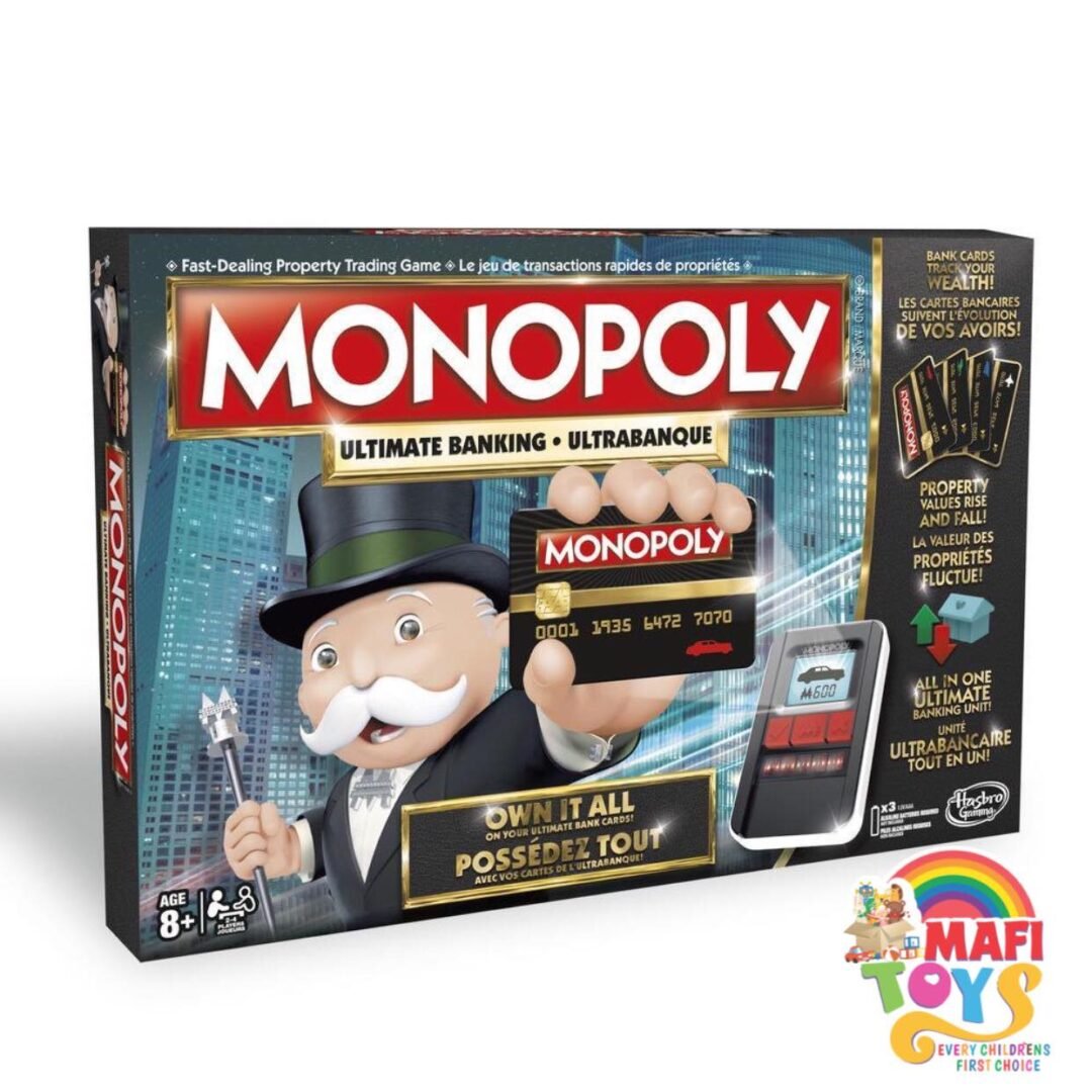 Ultimate Banking Edition Board Game, Electronic Banking Unit, Game for Families and Kids Ages 8 and Up