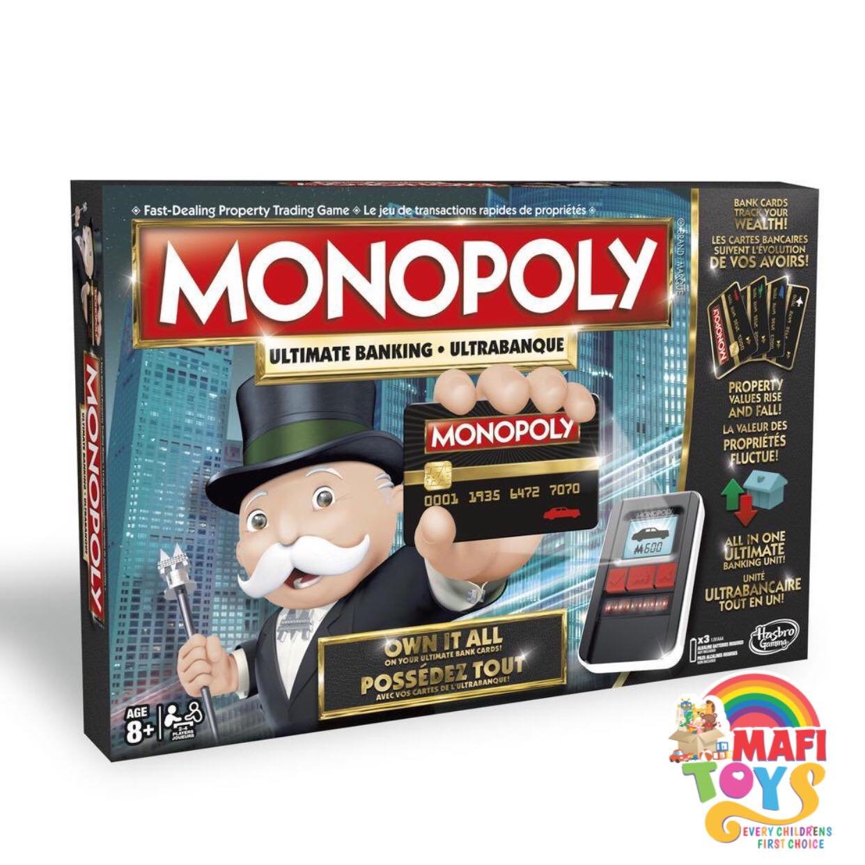 Ultimate Banking Edition Board Game, Electronic Banking Unit, Game for Families and Kids Ages 8 and Up