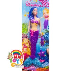 Mermaid Playset for Girls/Mermaid Toy & 3 Accessories Best Birthday Gift for Kids