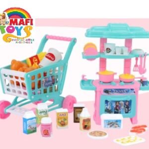 New Fashion Mini Children’s Play House Kitchen Simulation Cooking Tableware Set Girl Toy