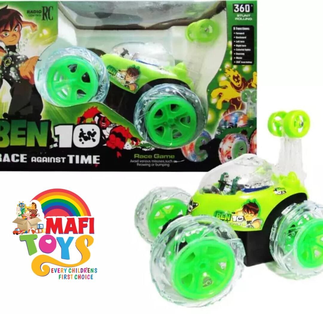 Rechargeable Ben 10 Stunt Car Remote Control Car