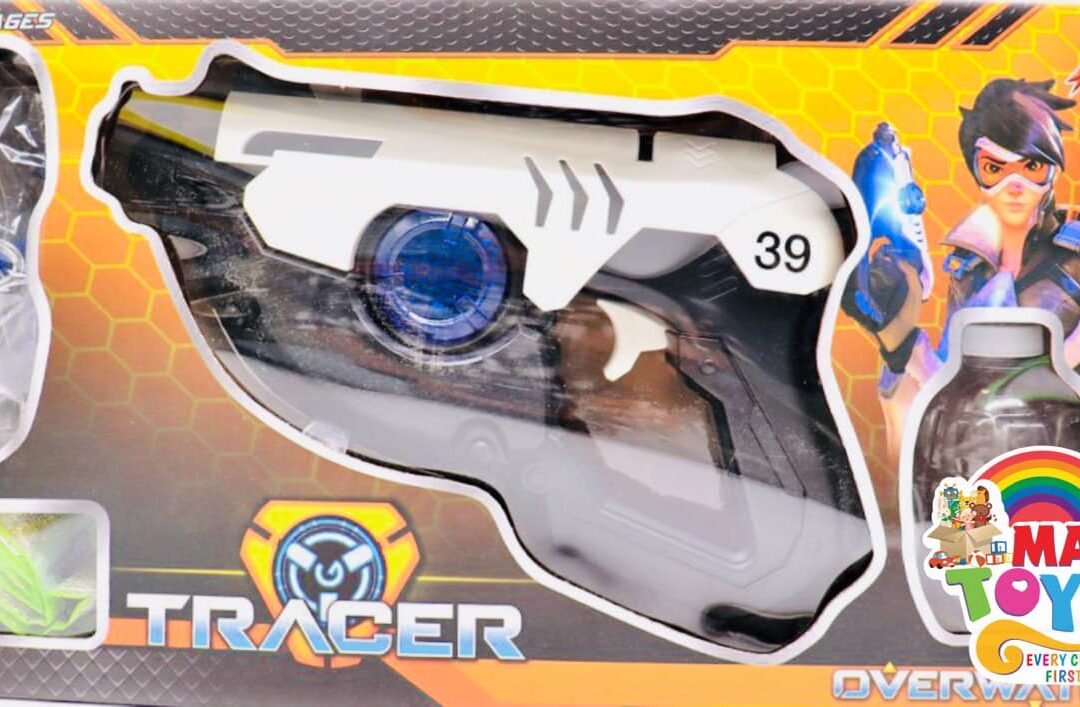 Electric Gel Ball Blaster Gun Tracer with Water Gel Beads, Backyard Fun and Outdoor Activities-Fighting-Shooting Games for Kids