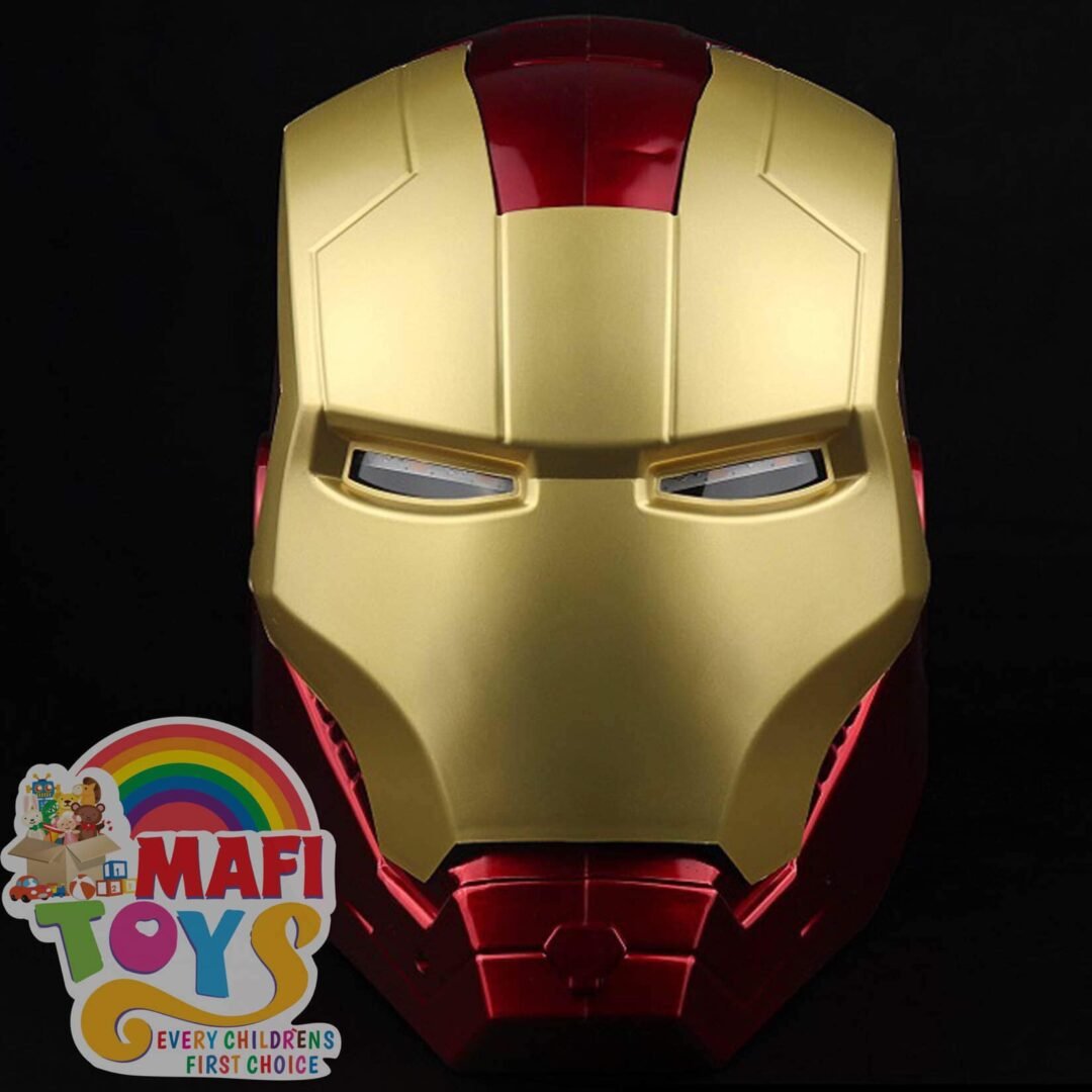 2019 New Super Hero Iron Man Helmet 1:1 Ironman Mask PVC Action Figure Cosplay Light Led Model Toys Gift