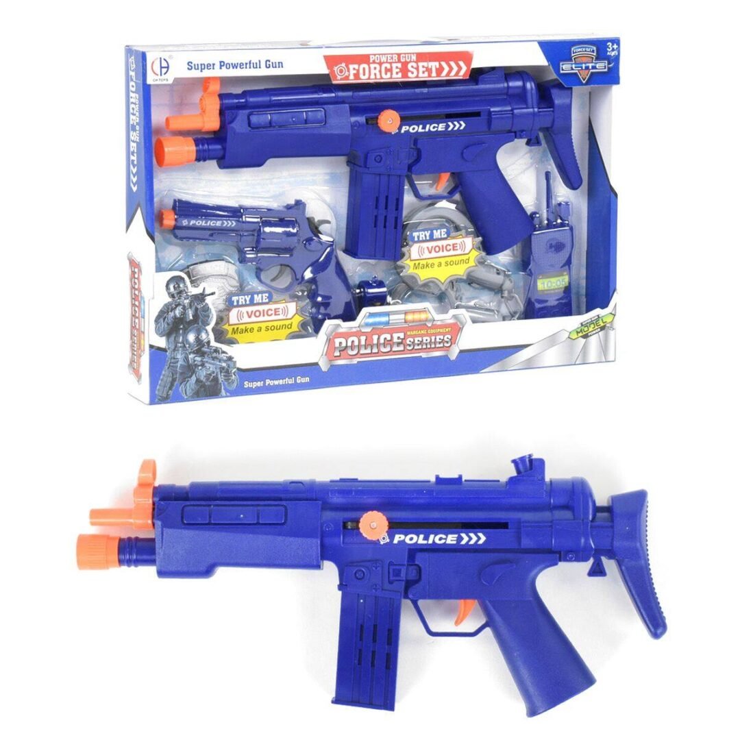 Super Power Plastic Material Force Set Gun Toy For Kids 6 Pieces Set