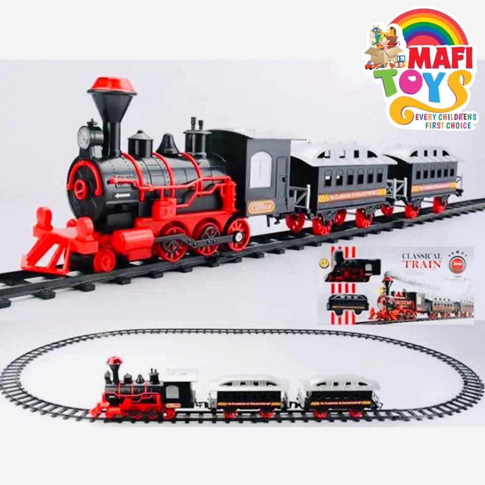 Classical Train With Smoke Battery Opperated Toy Train Set