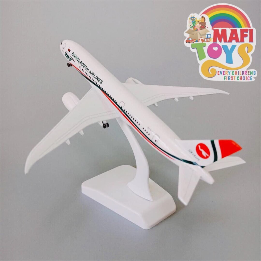 Die cast Airplane Model 787 Bangladesh Airlines Alloy Airplane Metal Aircraft 7 Inch