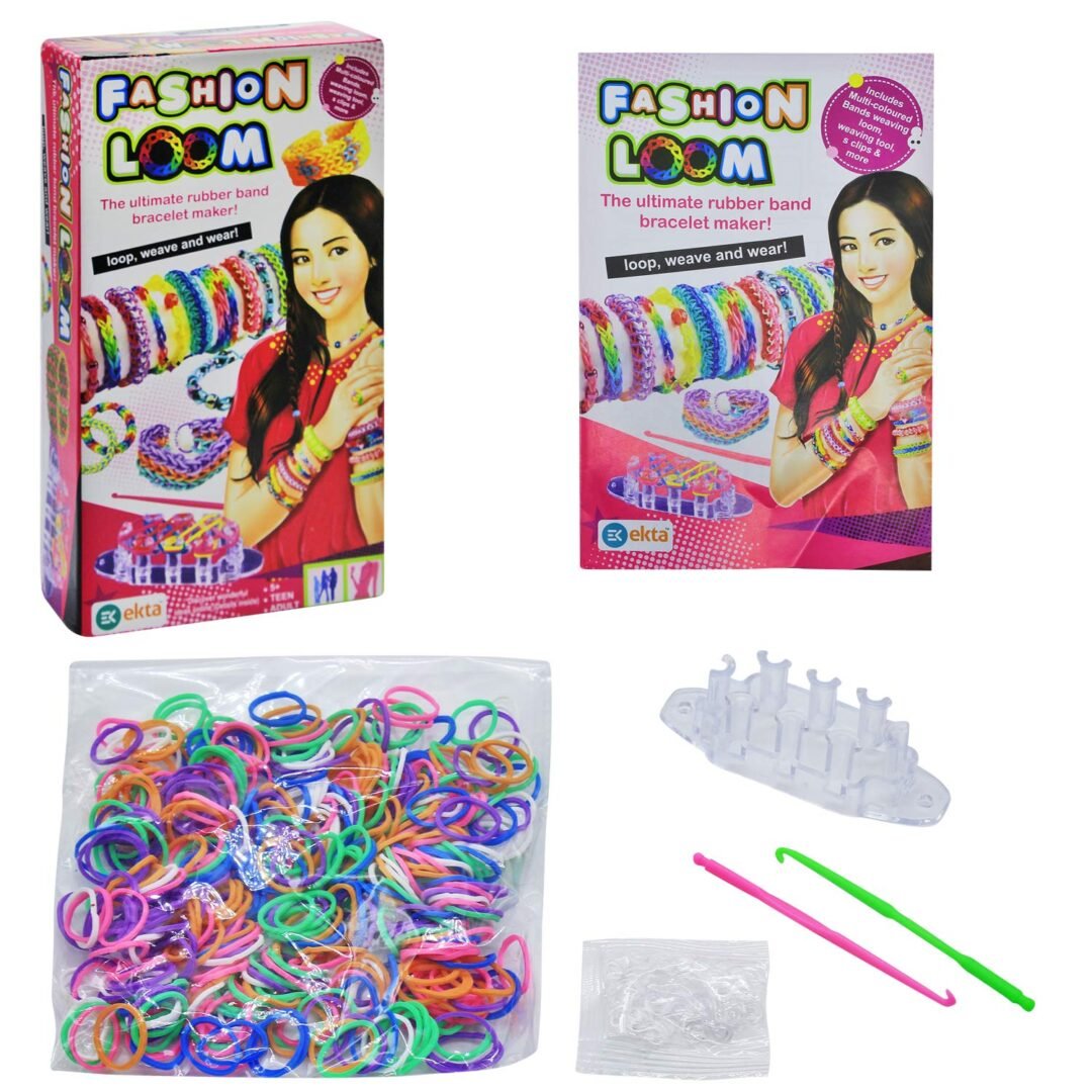 Fashion Loom The Ultimate Rubber Band Bracelet Maker For Girls - Multicolor