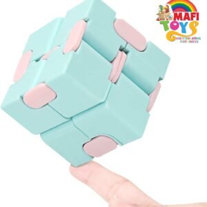 PVC Infinity Cube Fidget Sensory Game Toy For Kids Multicolor