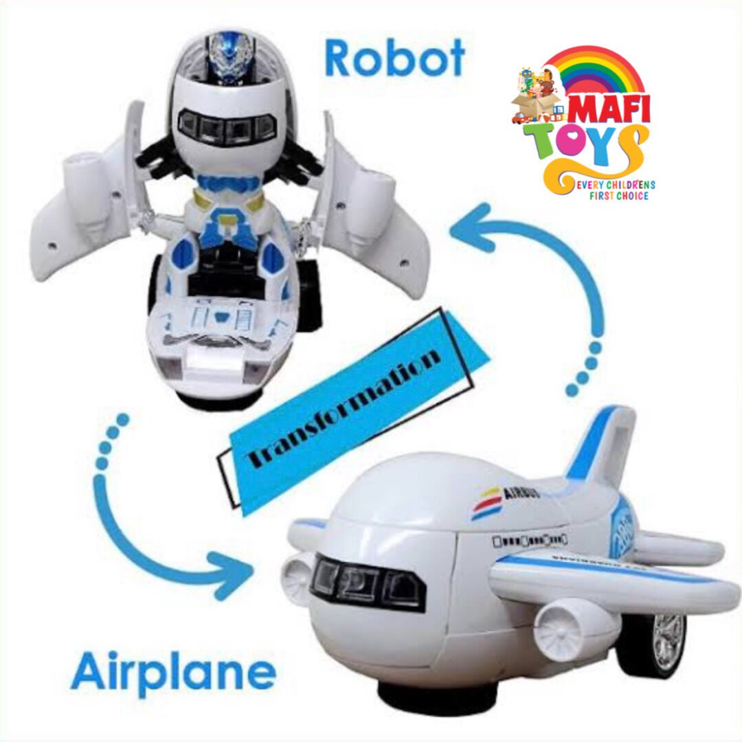 Airbus Transformer Car Toy Music & Lighting Transformer Car Toy For Kids