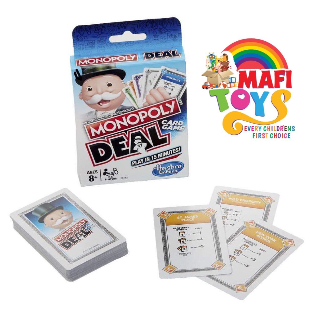MONOPOLY Deal Games/Card Game Play In 15 Minutes