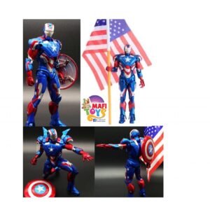 New Marvel Captain America Action Figure Cool Move Super Hero Tonny Mark PVC Action Figure Toy 18cm Gift Kids Children