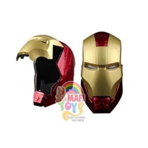 New Super Hero Iron Man Helmet 1:1 Ironman Mask PVC Action Figure Cosplay Light Led Model Toys Gift
