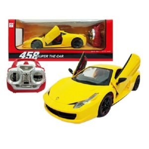 2.4GHz Radio Control Ferary 458 Super car with Door Opening Feature - Red & Yellow Color