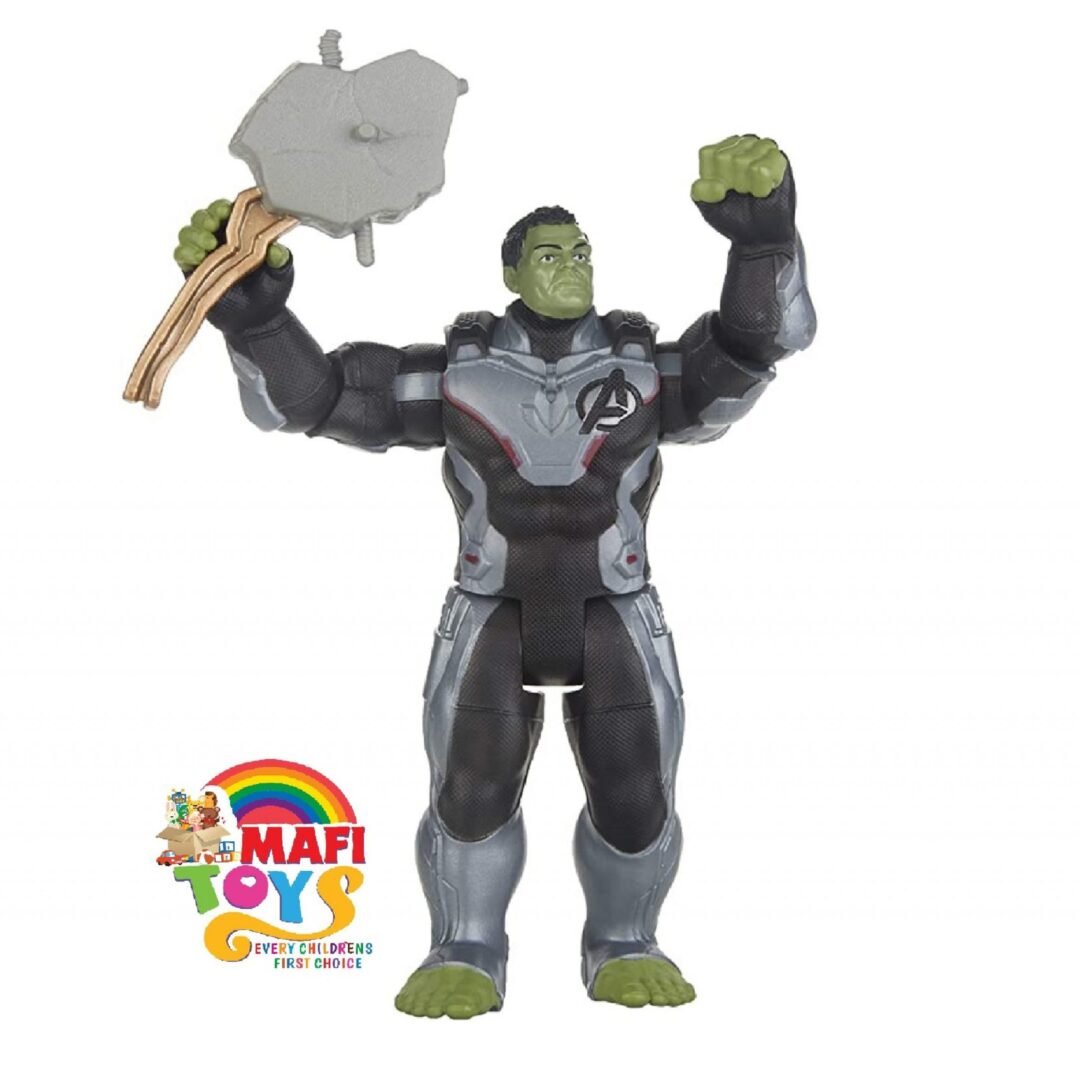 Hasbro Marvel Avengers Endgame Team Suit Hulk Deluxe Figure From Marvel Cinematic Universe Mcu Movies Toy For Kids