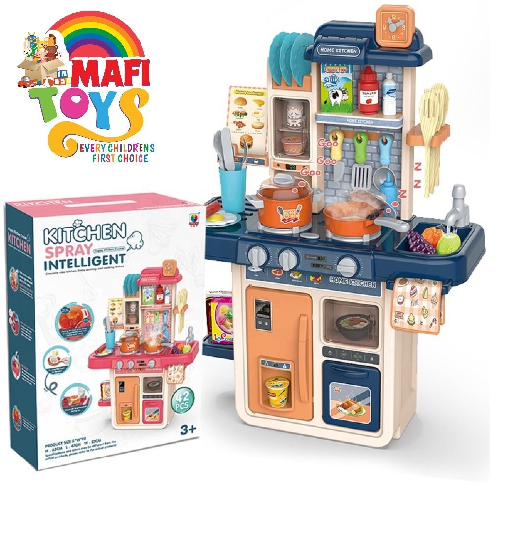 Intelligent Happy Spray Kitchen Cooker 42 Pieces Set Multicolor