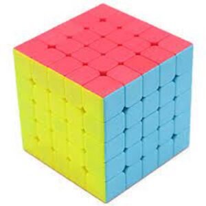 Rubik'S Cube Moyu 5x5x5 Mini Pocket Cube Speed Magic Cube Professional PVC Puzzle Cube Multicolor