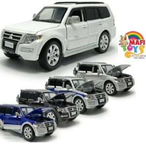 1:32 Mitsubishi Pajero SUV Model Car Diecast Toy Vehicle Sound Light Kids Gift