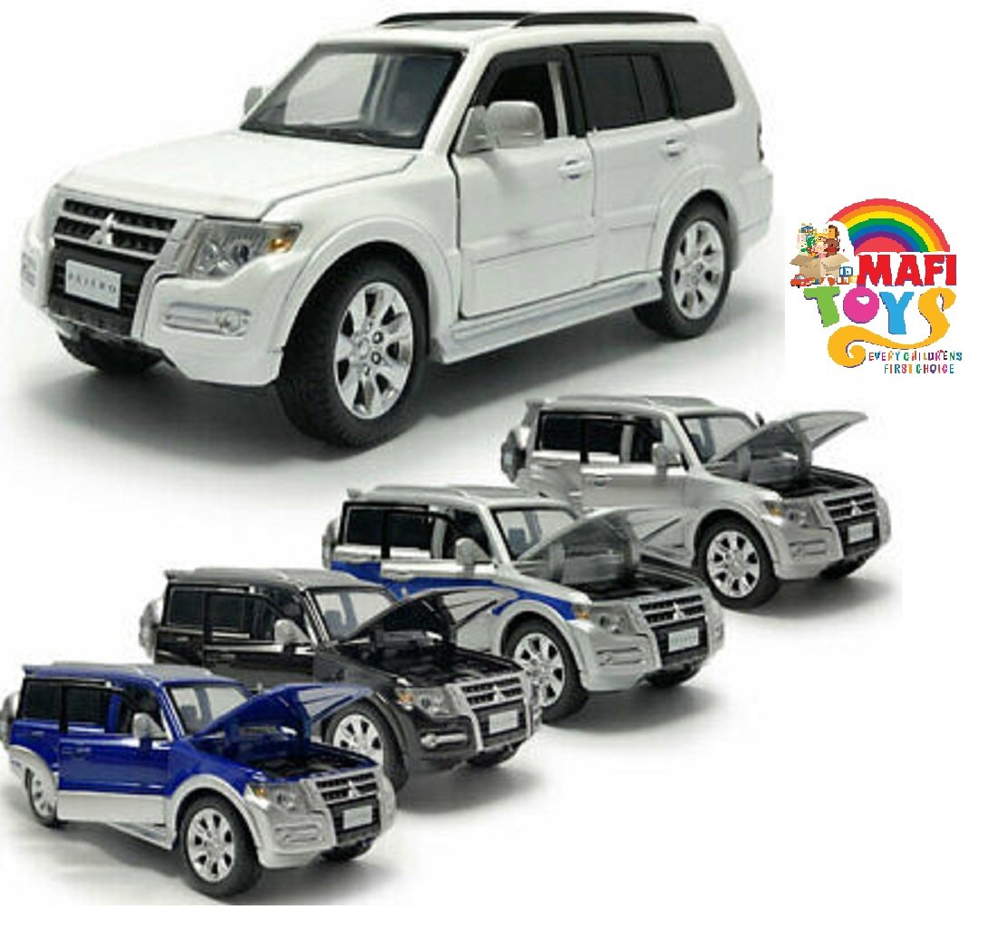 1:32 Mitsubishi Pajero SUV Model Car Diecast Toy Vehicle Sound Light Kids Gift