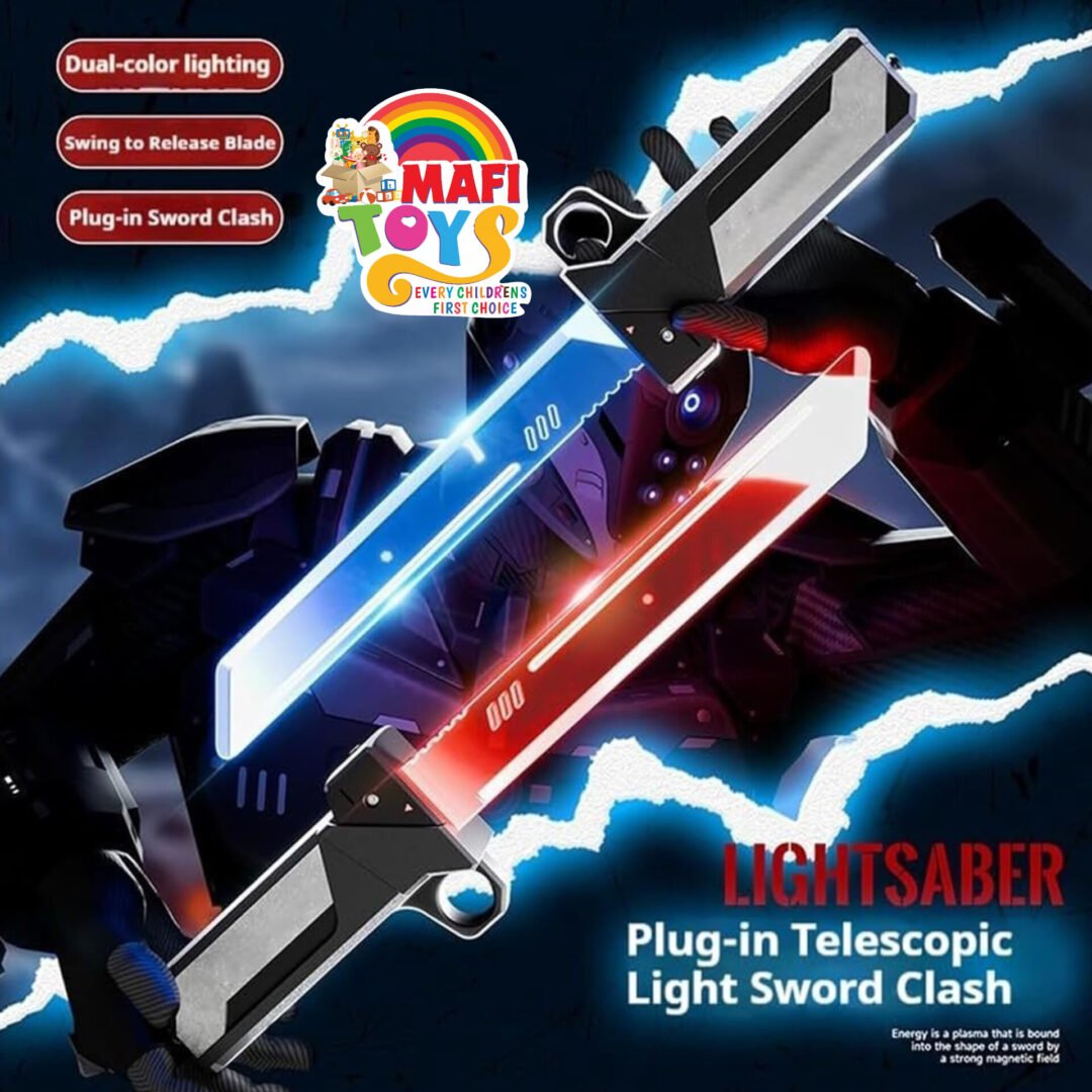 Lightsaber Sword Toy Light Sword Games For Children Adult Double-Bladed Luminous Toy For Boys Kids Interactive Cosplay