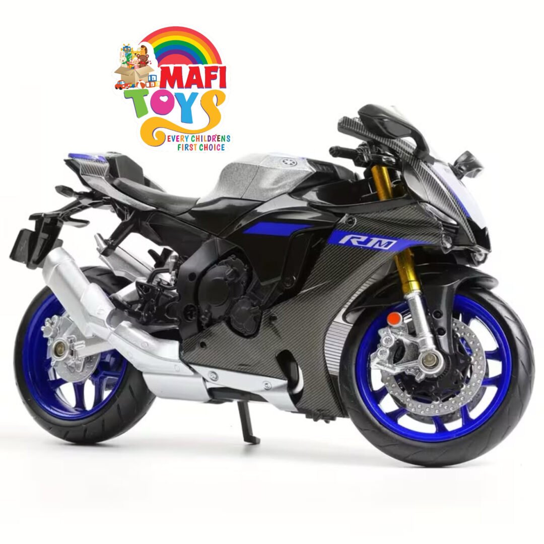 DieCast Motorcycle Model For YAMAHA R1m, Realistic Motorcycle Metal Model, 1:12 Scale Kids Moto Toy or Collection,MAKEDA Pre-Built Toys Gift