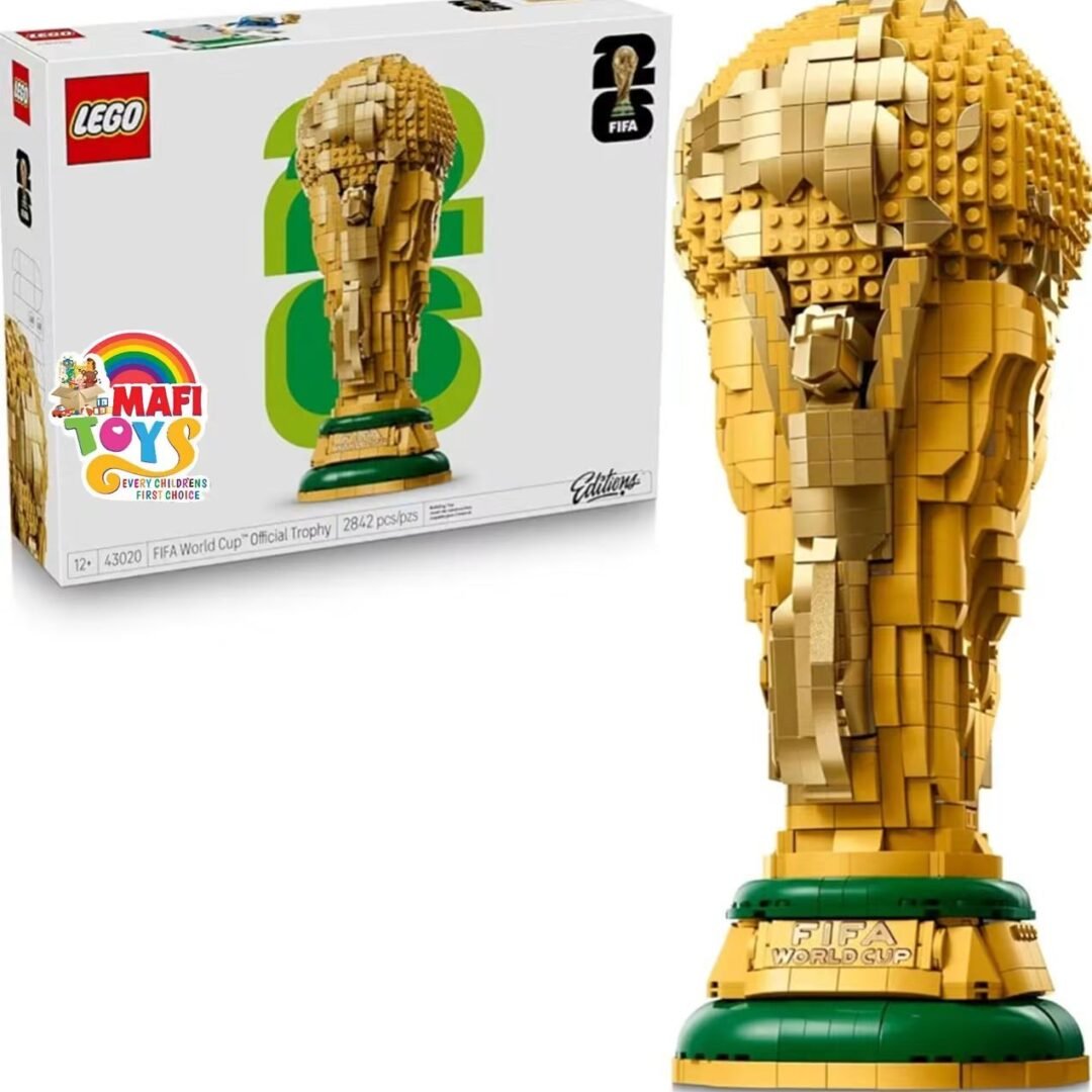 LEGO Editions FIFA World Cup Official Trophy Building Set - Kit for Display in Bedroom, Home Office, Book Shelf - Soccer Fans Collectible - W/World Cup 2026 Minifigure
